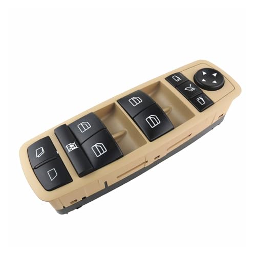 KANGYEBAIHUODIAN Passend for GL320 GL450 GL550 R320 R500 R63 Fensterheber-Hauptschalter 2518300390 A2518300390(Yellow) von HXPKKX