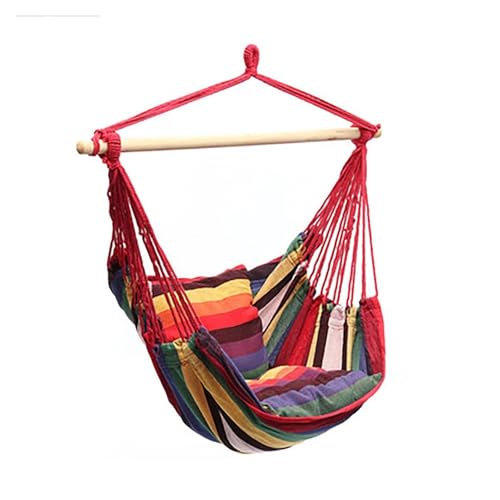 KANGYEBAIHUODIAN Passend for Hängematten, Garten, Hängesessel, Schaukelstuhl, Indoor- und Outdoor-Möbel, Hängeseilstuhl, Schaukelstuhl, Sitzbett, Reisen, Camping(100x130cm) von HXPKKX