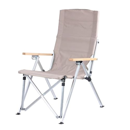KANGYEBAIHUODIAN Passend for Loungesessel mit hoher Rückenlehne, klappbar, 4-fach verstellbar, for Freizeitaktivitäten im Freien, Angeln, Strandliegen, Camping, Grillen, for Sitzen oder Liegen(Beige) KANGYEBAIHUODIAN Passend for Loungesessel mit hoher Rückenlehne, klappbar, 4-fach verstellbar, for Freizeitaktivitäten im Freien, Angeln, Strandliegen, Camping, Grillen, for Sitzen oder Liegen(Beige) von HXPKKX