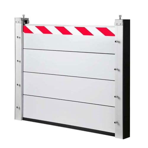 Hochwasserschutzbarriere Aluminium-Hochwasserschutzwand Hochwasserschutz Barriere Tur Garagentor Dichtung Hochwasserschutz Barriere Wiederverwendbare Wasserbarrieren HXQSL(85x60cm) von HXQSL