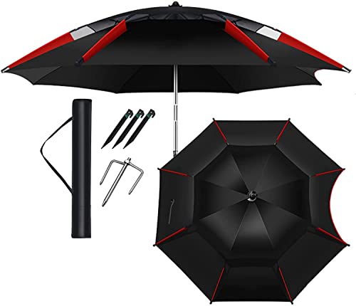 HXR Angelschirme Fischerei Regenschirm verdickter Regenschirm Windschutz Sonnenschirm Regenfisch Garten Parasol Regenschirm tragbarer Strand Regenschirm Außen Sonnenschild Angelschirme von HXR