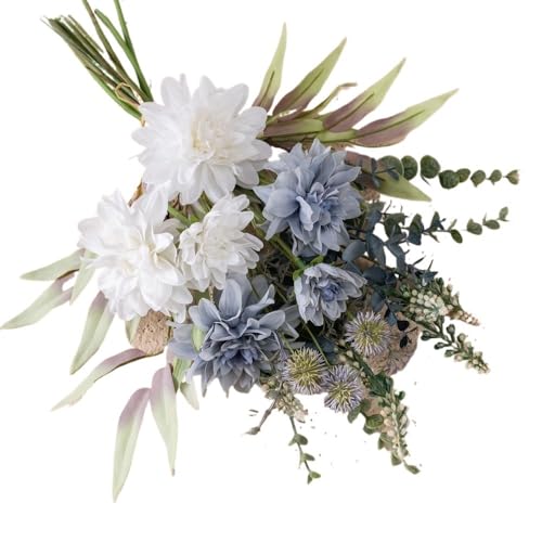HXSCOO Künstlicher Blumenstrauß – Elegante Kunstblumen for die Inneneinrichtung, Hochzeiten und besondere Anlässe von HXSCOO