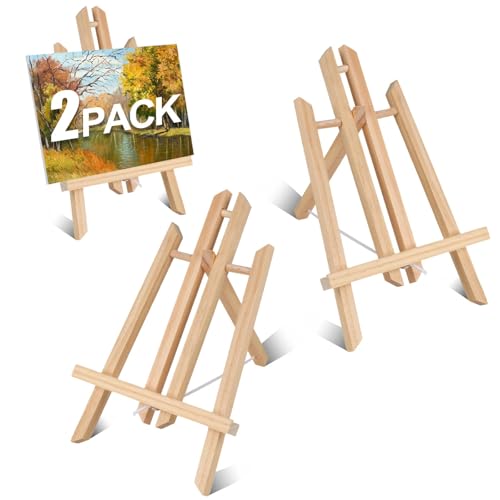 2 x 30 cm große Holz-Tischstaffelei – Staffelei zum Malen, perfekt für Partys, Kunstprojekte und kreative Displays 2 x 30 cm große Holz-Tischstaffelei – Staffelei zum Malen, perfekt für Partys, Kunstprojekte und kreative Displays von HXSEMAYIG