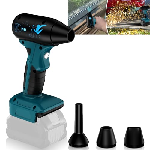 Für Bosch Professional 18V System Lithium-Ionen Akuu Jet Trockengebläse, 130000 U/min Druckluft Duster, Einstellbarer Luftduster, Jet Lüfter Mini Gebläse für Auto, Computer, Tastatur (keine Batterie) von HXTMOJU