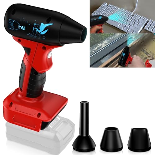 Für Einhell 18V Power X-Change Lithium-Ionen Akuu Jet Trockengebläse, 130000 U/min Druckluft Duster, Einstellbarer Luftduster, Jet Lüfter Mini Gebläse für Auto, Computer, Tastatur (Keine Batterie) von HXTMOJU