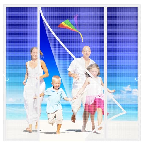 Doppeltür Fliegenvorhang Tür 230x265cm Magnetischer Fliegenvorhang Magnetische Adsorption Moskitonetz Tür HäNde Frei für Schiebetür Terrassentür Kellertür Grau Doppeltür Fliegenvorhang Tür 230x265cm Magnetischer Fliegenvorhang Magnetische Adsorption Moskitonetz Tür HäNde Frei für Schiebetür Terrassentür Kellertür Grau von HXUHUI