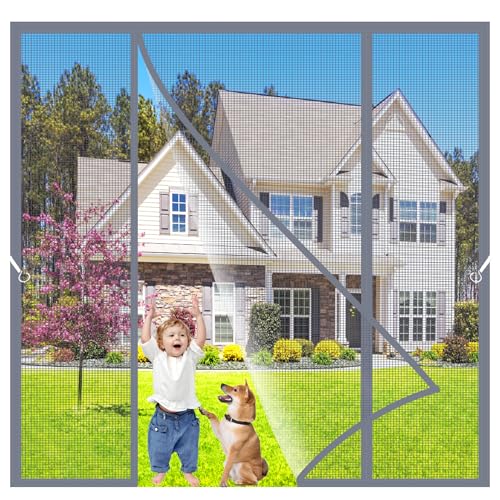Doppeltür Fliegenvorhang Tür Grau 290x230cm Insektenschutz Magnet Fliegenvorhang Ohne Bohren Magnetische Adsorption Moskitonetz Tür Multi Größe für Küche Wohnzimmer Schlafzimmer Doppeltür Fliegenvorhang Tür Grau 290x230cm Insektenschutz Magnet Fliegenvorhang Ohne Bohren Magnetische Adsorption Moskitonetz Tür Multi Größe für Küche Wohnzimmer Schlafzimmer von HXUHUI