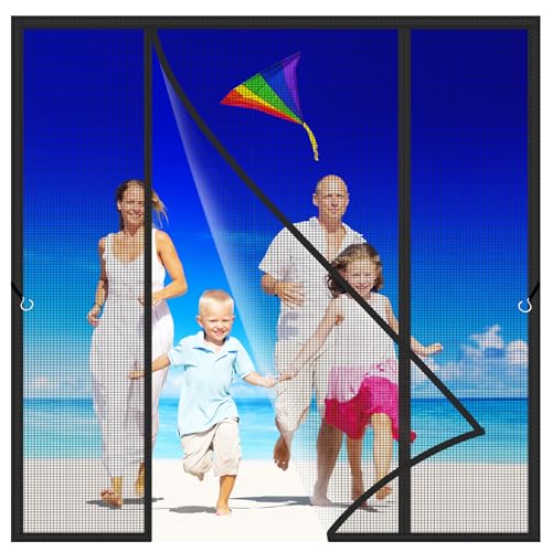 Fliegengitter Doppeltür 330x280cm Magnetischer Fliegenvorhang Fliegenvorhang Magnetische Adsorption Moskitonetz Tür HäNde Frei für Schiebetür Wohnzimmer Terrassentür Schwarz Fliegengitter Doppeltür 330x280cm Magnetischer Fliegenvorhang Fliegenvorhang Magnetische Adsorption Moskitonetz Tür HäNde Frei für Schiebetür Wohnzimmer Terrassentür Schwarz von HXUHUI