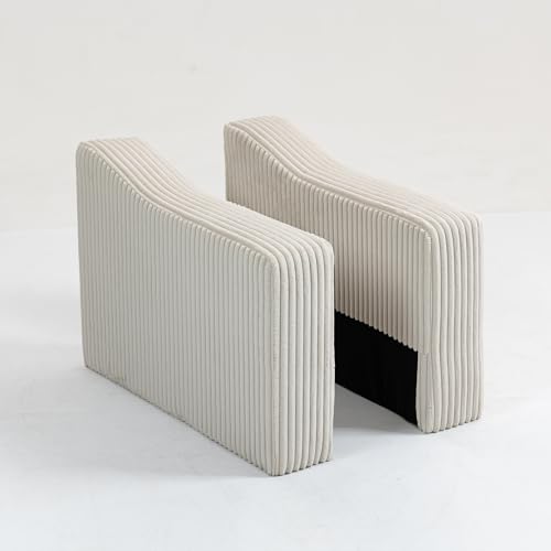 HXUHUWS Modulares Sofa Einzelarmlehne für gemütliche Entspannung, verstellbarer Komfort für Wohnräume, Beige von HXUHUWS