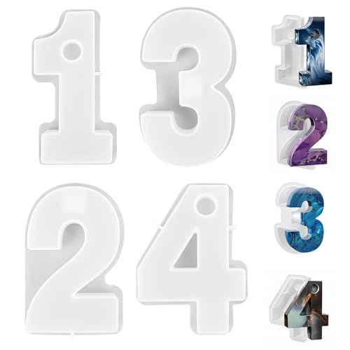1 2 3 4 Silikonform Zahlen Advent, Silikonform Kerzenhalter DIY 1-4 Zahlen Kerzenständer 3D Handgemachte Kerzenhalter Formen Adventszahlen Gießform Dekorieren Ihres Esstisches, Wohnzimmers 1 2 3 4 Silikonform Zahlen Advent, Silikonform Kerzenhalter DIY 1-4 Zahlen Kerzenständer 3D Handgemachte Kerzenhalter Formen Adventszahlen Gießform Dekorieren Ihres Esstisches, Wohnzimmers von HXUING