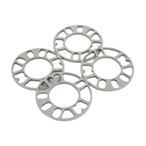 1 2 4 STÜCKE Für 4x100 4x108 4x114.3 5x100 5x108 5x114.3 5x120 3 5 8 10mm Universal Auto Rad Spacer Shim Adapter Dichtung Distanzscheiben Spurplatten(4PCS 3mm) von HXVGEGKPYK