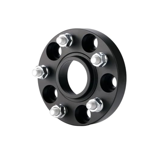 1 Stück Für Focus Für C-MAX Für Taurus M12x1.5 PCD 5x108 CB 63.4 Auto Rad Spacer Adapter Distanzscheiben Spurplatten(Black 25mm) von HXVGEGKPYK