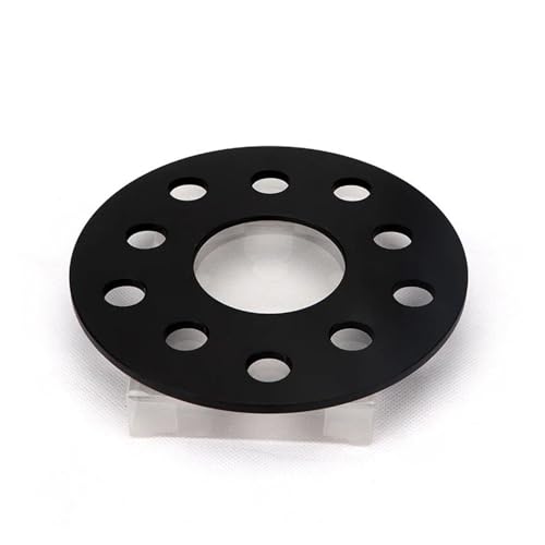 2 Stück 3 5 8 10 12 15mm Universal Auto Rad Spacer Adapter PCD 5x112 CB 66.5mm 5Lug Anzug Aluminium Distanzscheiben Spurplatten(2PCS 3mm Black) von HXVGEGKPYK