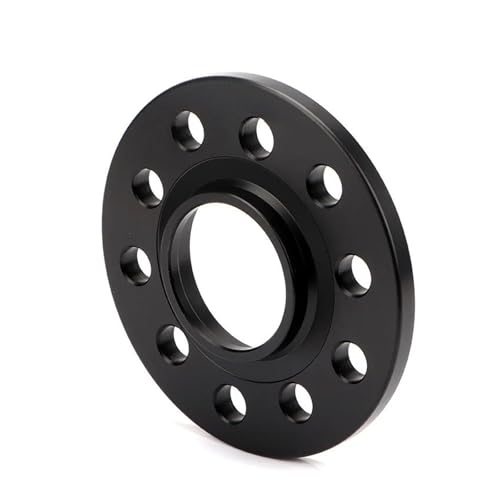2 Stück 3mm 5mm 8mm 12mm 15mm 20mm Universal Auto Rad Spacer Adapter PCD 5x100 5x112 CB 57.1mm Distanzscheiben Spurplatten(2PCS 12mm Black) von HXVGEGKPYK