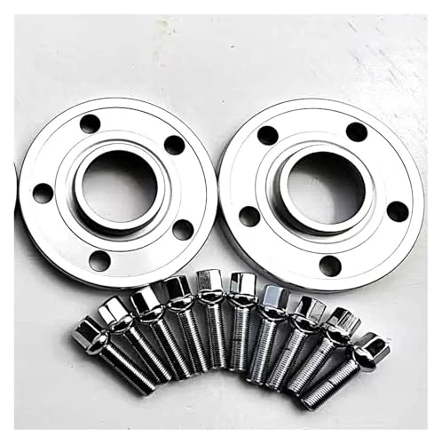 2 Stück Für A4 B7 Für A3 Für A4 Für A6 Für A8 S3 S4 S6 S8 15 Mm 5 X 112 57.1 Auto-Radverbreiterungen 10 Stück 14 X 1.5 Kugelkopfschrauben Distanzscheiben Spurplatten(15mm Silver) von HXVGEGKPYK