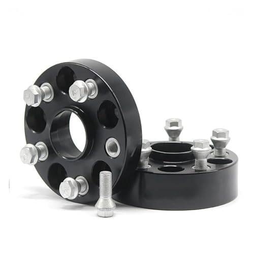 2 Stück Für BORA Für GOLF III Für GOLF IV Für PASSAT Für POLO 20 25 30 35 40 45 50mm Auto Rad Spacer PCD 5x 100 CB 57.1 Distanzscheiben Spurplatten(2PCS 20mm Black) von HXVGEGKPYK