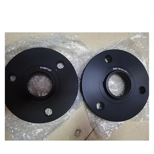 2 Stück Für CABRIO 450 Für CITY-COUPE 450 Für FORTWO Auto 15 20mm Legierung Aluminium Rad Spacer PCD 3-112 CB 57.1 Anzug Distanzscheiben Spurplatten(2PCS 20mm Black) von HXVGEGKPYK