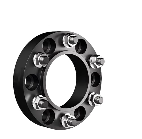 2 Stück Oder 4 Stück Für Ranger 2013–2024 Auto-Hub Centric Schwarz Geschmiedete Spurverbreiterung Flanschplatte 30 35 38 50mm 6x139.7 93.1 M12 X 1.5 Distanzscheiben Spurplatten(2pcs 38mm) von HXVGEGKPYK