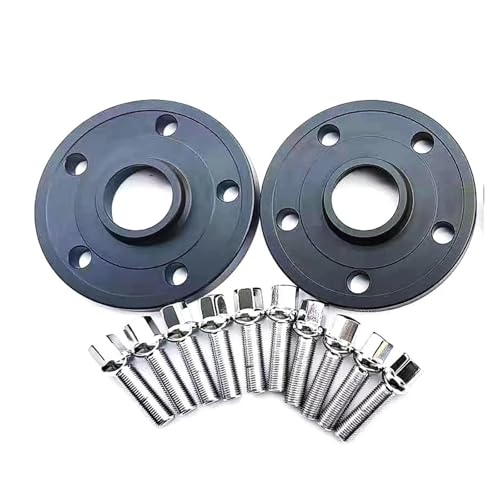 2 Stücke Für MG Für Ruiteng 15mm 5x11 2 57.1 Auto Spurverbreiterungen 10 Stücke 14x 1.5 Ball Typ Schrauben Aluminium Distanzscheiben Spurplatten(15mm Black) von HXVGEGKPYK