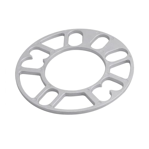 4 STÜCKE Fit 4x100 4x114.3 5x100 5x108 5x114.3 5x120 Universal Auto Rad Spacer Distanzscheiben Platte 3mm 5mm 8mm 10mm Aluminium Distanzscheiben Spurplatten(5mm) von HXVGEGKPYK