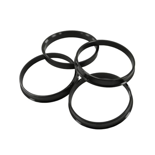 4 Stück 60.1-54.1 56.1 56.6 57.1 58.1 59.1mm Universal-Radnabenring Autos Schwarzer ABS-Kunststoff Radnaben-Zentrierringe Distanzscheiben Spurplatten(60.1-57.1mm-4pcs) von HXVGEGKPYK