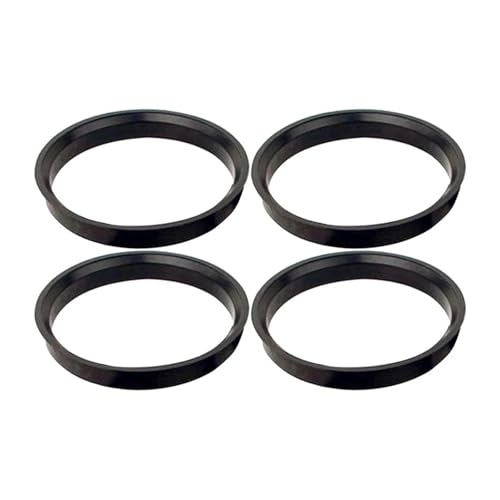 4 Stück 74.1 X 72.6 Mm Auto-Naben-Zentrierringe Radbohrungs-Mittenabstandshalter Radnaben-Zentrierringe Schwarzer ABS-Kunststoff Distanzscheiben Spurplatten von HXVGEGKPYK