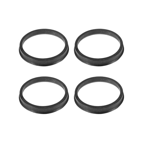 70.1-54.1 56.1 56.6 57.1 58.1 59.1 60.1 63.4 64.1 65.1 66.1 66.6 67.1mm Universal Auto Rad Hub Centric Ringe Schwarz ABS Distanzscheiben Spurplatten(70.1-60.1mm-4PCS) von HXVGEGKPYK