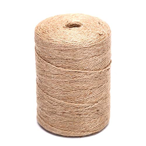 Jute Schnur,Jute Kordel 50 m / 80 m / 100 m Tondi di Lino di Canapa Fatti A Mano Corda pro Legare Iuta Spago Corda di Corda Decorazione artigianale (Color : 50m) von HXYIYG