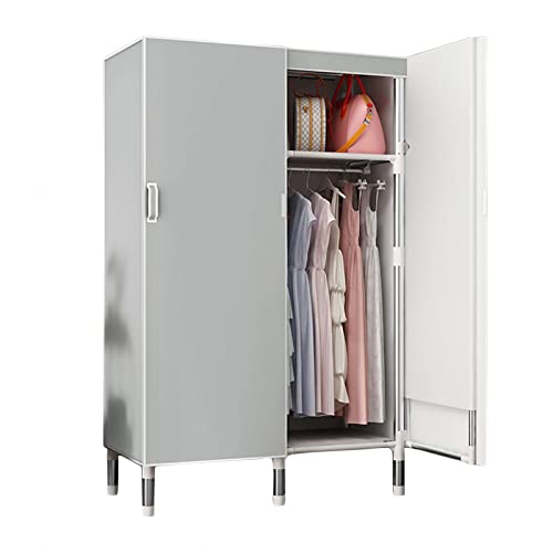 HXZJUIKL Kleiderschrank, tragbare Leinen-Garderobenregale, Kleiderschrank-Organizer, offene Tür, Stoffschrank mit Kleiderstange, A-85 x 50 x 172 cm HXZJUIKL Kleiderschrank, tragbare Leinen-Garderobenregale, Kleiderschrank-Organizer, offene Tür, Stoffschrank mit Kleiderstange, A-85 x 50 x 172 cm von HXZJUIKL