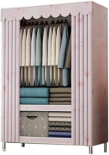 HXZJUIKL Tragbarer Kleiderschrank, Stoff, einfacher Kleiderschrank, tragbarer Stoffschrank, 172 x 45 x 85 cm HXZJUIKL Tragbarer Kleiderschrank, Stoff, einfacher Kleiderschrank, tragbarer Stoffschrank, 172 x 45 x 85 cm von HXZJUIKL
