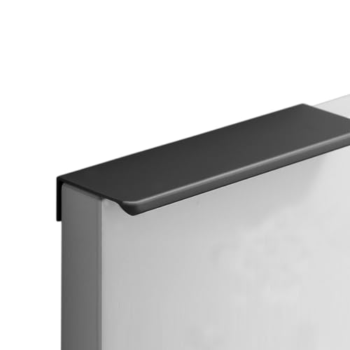 HY HUIJUN 2 Stück Versteckte Schrankgriffe,Schrankgriffe Aluminium,Unsichtbar Küchengriffe Türgriff Schubladengriff Griffe für Kleiderschrank, Schlafzimmer von HY HUIJUN