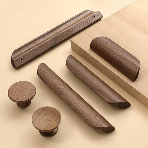 HY HUIJUN Holzgriffe Küchenschränke,Holz Griffe Möbel,Stoßgriff,Türgriff Schrankgriff Schubladengriff für Schubladen Schrank,Frisiertisch HY HUIJUN Holzgriffe Küchenschränke,Holz Griffe Möbel,Stoßgriff,Türgriff Schrankgriff Schubladengriff für Schubladen Schrank,Frisiertisch von HY HUIJUN
