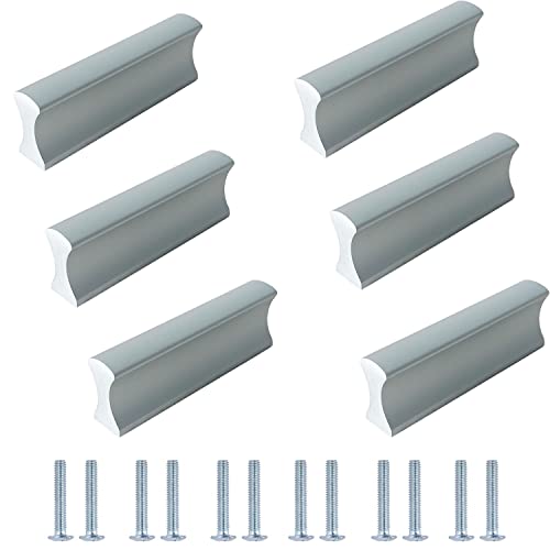 Möbelgriffe - 6 Stück Möbel Lochabstand 128mm Schrankgriff Schubladengriff Küchengriff Küche Griffe von HY HUIJUN
