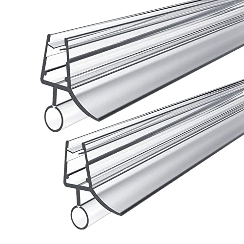 2 Stück Duschdichtung, Ersatzdichtung Wasserabweiser einstellbare Spritzschutz Bad Dusche Für glasdicke 4-6mm 800mm 2 Stück Duschdichtung, Ersatzdichtung Wasserabweiser einstellbare Spritzschutz Bad Dusche Für glasdicke 4-6mm 800mm von HY-RWML