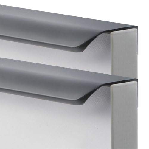 HYAEXCPJ Verdeckte Griffe Aluminiumlegierung Möbelgriff Unsichtbarer Türknauf Kleiderschrank Küchenschrankgriff Fingerkantengriff Schubladengriffe Grau 2 Stück/Gesamtlänge 600Mm HYAEXCPJ Verdeckte Griffe Aluminiumlegierung Möbelgriff Unsichtbarer Türknauf Kleiderschrank Küchenschrankgriff Fingerkantengriff Schubladengriffe Grau 2 Stück/Gesamtlänge 600Mm von HYAEXCPJ