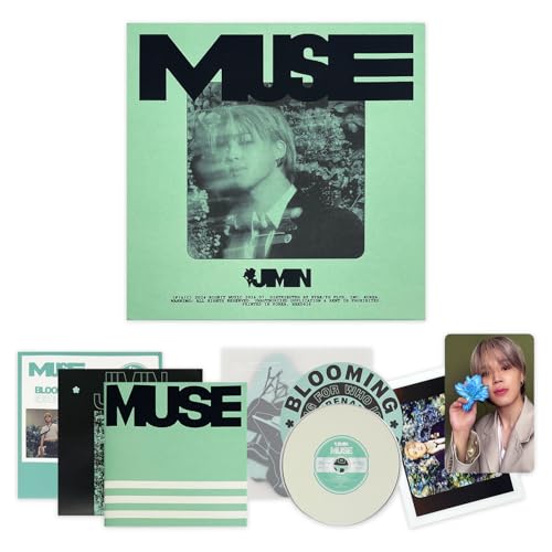 JIMIN OF BTS - [MUSE] (BLOOMING Ver.) Photobook + CD-R + Muse Card Set + Coaster + 2 Extra Photocards von HYBE Ent.
