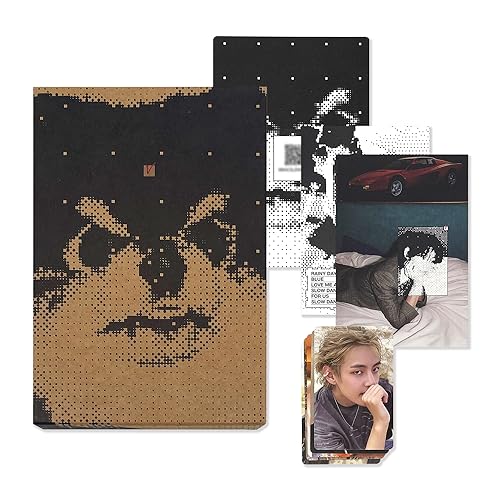 V - [Layover] (WEVERSE ALBUMS Ver.) Out Box + Photobook + Lyric Book + Photocards + QR Card + 2 Extra Photocards von HYBE Ent.