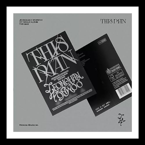 Jeonghan X Wonwoo THIS MAN 1st Single Album (Weverse Ver+Gift Card) K-POP SEALED LED von HYBE.