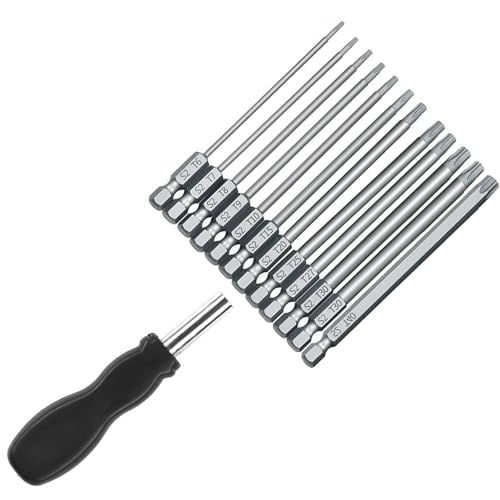 100 Mm 1/4 Zoll Hexagonaler Schaftblütenkopf Magnetschrauben Treiber Bit Set Security Sternschraubendreher Werkzeug Mit Griffbohrbitzubehör 100 Mm 1/4 Zoll Hexagonaler Schaftblütenkopf Magnetschrauben Treiber Bit Set Security Sternschraubendreher Werkzeug Mit Griffbohrbitzubehör von HYBEW