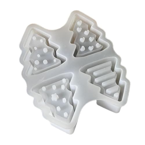 4-Cavity Weihnachtsbaum Silikonform Für Teelichthalter Epoxidharz Festliche Wohnkultur Weihnachtsbaum Silikonform 4-Cavity Weihnachtsbaum Silikonform Für Teelichthalter Epoxidharz Festliche Wohnkultur Weihnachtsbaum Silikonform von HYBEW