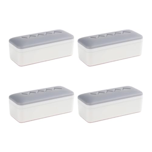 4pieces Toilettendeckel Stoßstangen Antislip Easy Installation Toilettendeckel Spacer Selfadhäsive Sitz Für Heimatbadzubehör Zu Hause Badezimmerzubehör von HYBEW