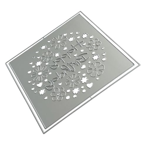 Geburtstagsblume Metall Stanze Geschnittene Präge Schablonen Formen Schneiden Für Fotokarte Journal Scrapbooking Dekorationen Geburtstag Metall Schneidstirme Für Kartenabbänder von HYBEW