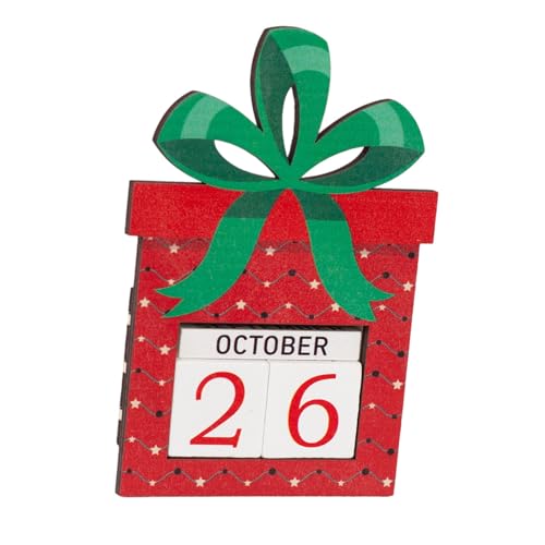 HYBEW Holz Adventskalender Festliche Tabletop Countdown Display Für Weihnachtsfamilien Kinder Erwachsene Weihnachtsholzregal Dekoration HYBEW Holz Adventskalender Festliche Tabletop Countdown Display Für Weihnachtsfamilien Kinder Erwachsene Weihnachtsholzregal Dekoration von HYBEW