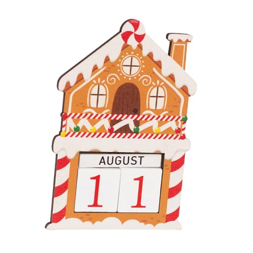 HYBEW Holz Adventskalender Festliche Tabletop Countdown Display Für Weihnachtsfamilien Kinder Erwachsene Weihnachtsholzregal Dekoration HYBEW Holz Adventskalender Festliche Tabletop Countdown Display Für Weihnachtsfamilien Kinder Erwachsene Weihnachtsholzregal Dekoration von HYBEW