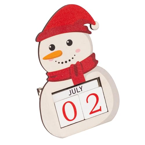 HYBEW Holz Adventskalender Festliche Tabletop Countdown Display Für Weihnachtsfamilien Kinder Erwachsene Weihnachtsholzregal Dekoration HYBEW Holz Adventskalender Festliche Tabletop Countdown Display Für Weihnachtsfamilien Kinder Erwachsene Weihnachtsholzregal Dekoration von HYBEW