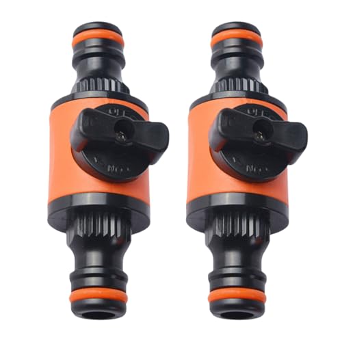 Schnelle Flüsse Steuerventile ABS Schnelle Trennkopplung Für Außenarmaturen Wasserversorgungssysteme Und Rohranschluss 1 Paar ABS Wasserflüsse Steuerventile von HYBEW