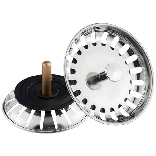 Stahlspüle Stopper Mit Rostfesten Konstruktionen Häftströme Verhindern Verstopfungen Und Wasserüberläufe Für 80 Bis 82 Mm Becken Drain. Stahlspüle Stopper Mit Rostfesten Konstruktionen Häftströme Verhindern Verstopfungen Und Wasserüberläufe Für 80 Bis 82 Mm Becken Drain. von HYBEW