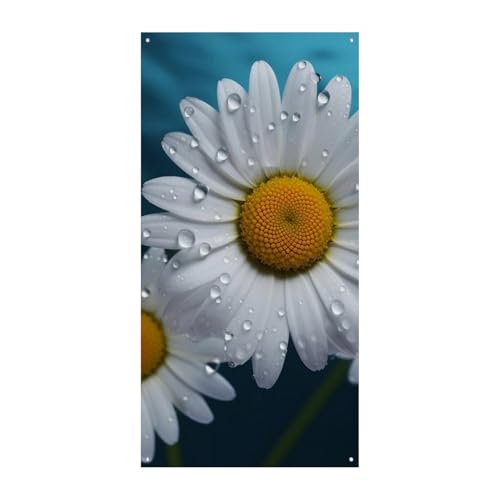 Gänseblümchen Türabdeckung Frühling Sommer Hängende Flagge Veranda Schild Outdoor Saisonal Urlaub Hof Dekor für Haustür und Veranda Gänseblümchen Türabdeckung Frühling Sommer Hängende Flagge Veranda Schild Outdoor Saisonal Urlaub Hof Dekor für Haustür und Veranda von HYBMRQVD