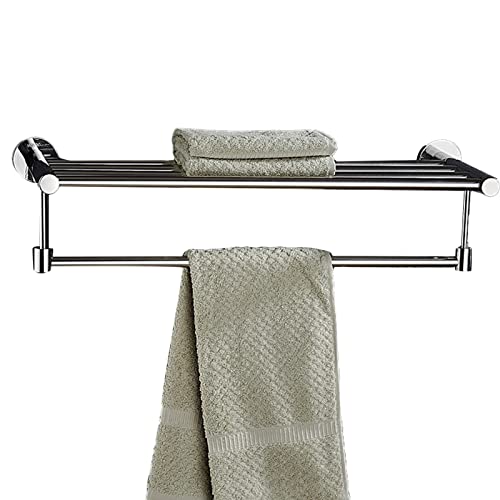 HYBXAQ Handtuchstange Handtuchhalter Handtuchständer 40cm - 120 cm 304 polierte Finish-Edelstahl-Kleiderbügel-Bar für Küchenbäder WC-Schränke, wasserdicht und rostfrei (Size : 100cm) von HYBXAQ