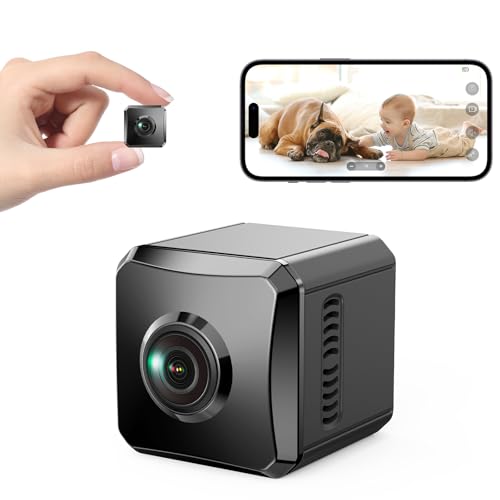 HYCENCY Mini Kamera WLAN 1080P HD Überwachungskamera Innen WiFi Kleine Sicherheitskamera mit Live Übertragung aufs Handy, Nachtsicht, Weitwinkel, Cloud Speicher HYCENCY Mini Kamera WLAN 1080P HD Überwachungskamera Innen WiFi Kleine Sicherheitskamera mit Live Übertragung aufs Handy, Nachtsicht, Weitwinkel, Cloud Speicher von HYCENCY